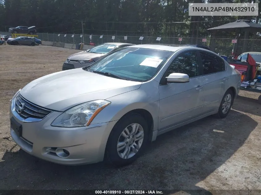 2011 Nissan Altima 2.5 S VIN: 1N4AL2AP4BN482910 Lot: 40189910