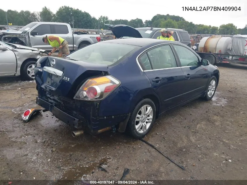 2011 Nissan Altima 2.5 S VIN: 1N4AL2AP7BN409904 Lot: 40197047