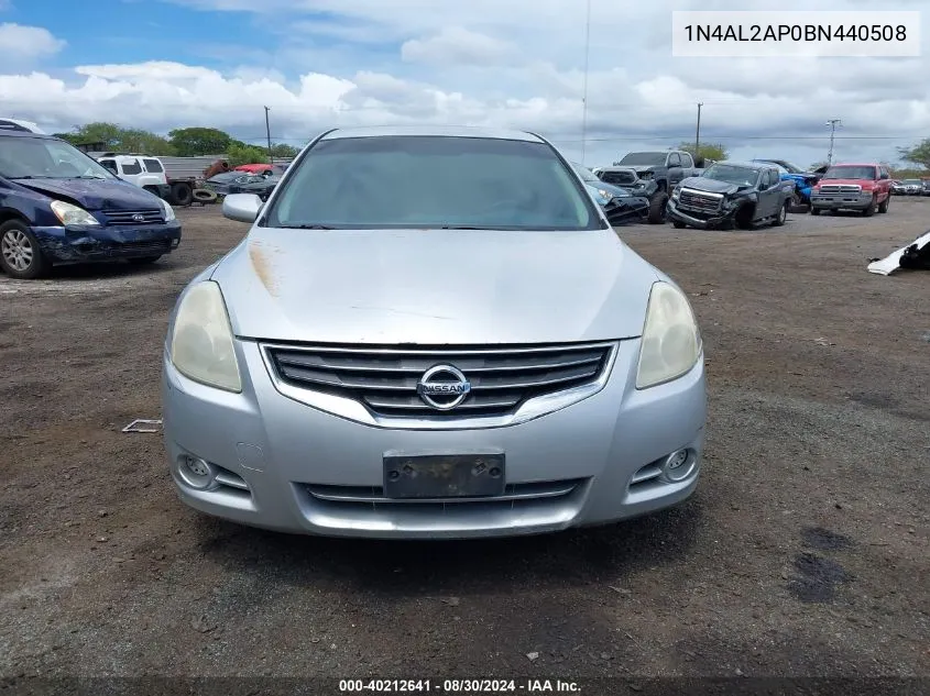 2011 Nissan Altima 2.5 S VIN: 1N4AL2AP0BN440508 Lot: 40212641