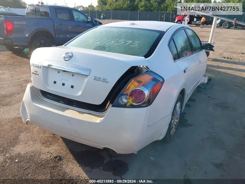 1N4AL2AP7BN427755 2011 Nissan Altima 2.5 S