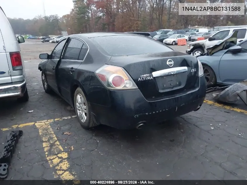 2011 Nissan Altima 2.5 S VIN: 1N4AL2AP8BC131588 Lot: 40221096