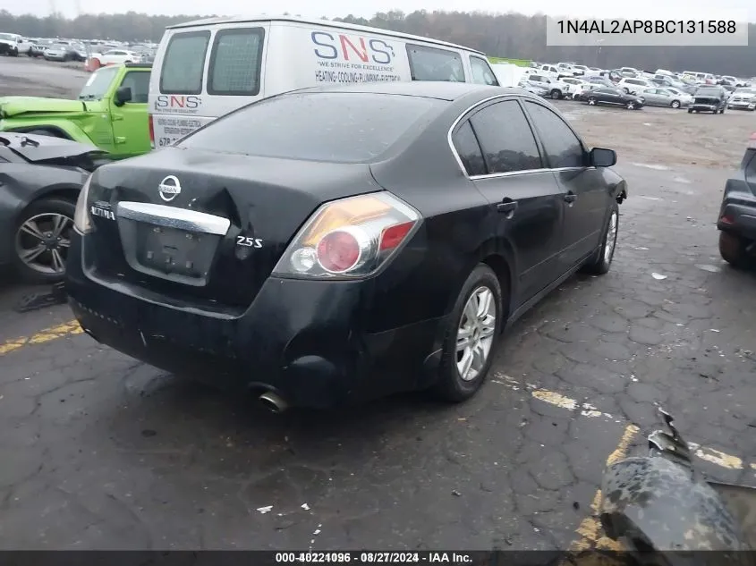 2011 Nissan Altima 2.5 S VIN: 1N4AL2AP8BC131588 Lot: 40221096