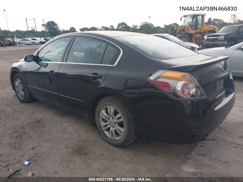 2011 Nissan Altima 2.5 S VIN: 1N4AL2AP3BN466830 Lot: 40221798