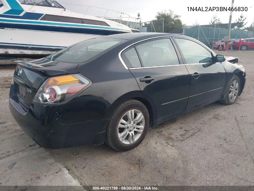 1N4AL2AP3BN466830 2011 Nissan Altima 2.5 S