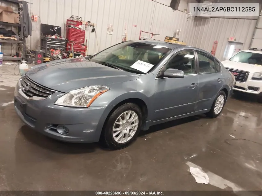 1N4AL2AP6BC112585 2011 Nissan Altima 2.5 S