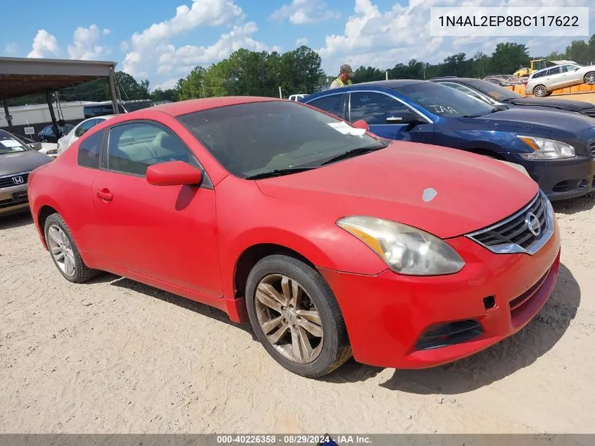 2011 Nissan Altima 2.5 S VIN: 1N4AL2EP8BC117622 Lot: 40226358