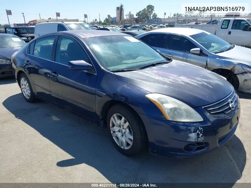 2011 Nissan Altima 2.5 S VIN: 1N4AL2AP3BN516979 Lot: 40231118