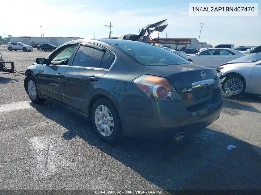 2011 Nissan Altima 2.5 VIN: 1N4AL2AP1BN407470 Lot: 40243082