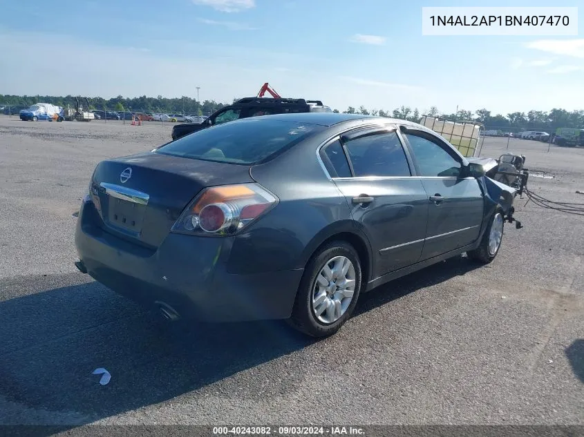 2011 Nissan Altima 2.5 VIN: 1N4AL2AP1BN407470 Lot: 40243082