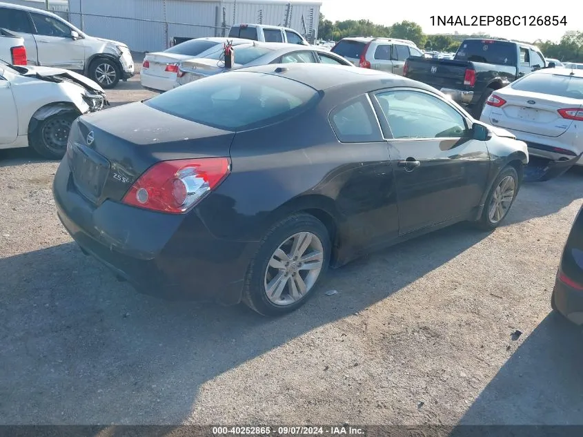 2011 Nissan Altima 2.5 S VIN: 1N4AL2EP8BC126854 Lot: 40252865