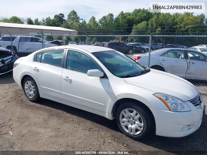 1N4AL2AP8BN429983 2011 Nissan Altima 2.5