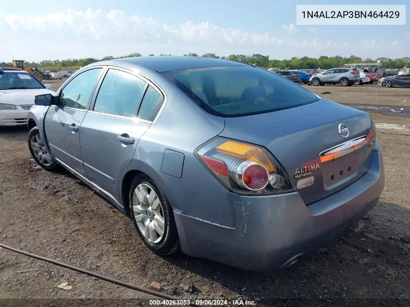 2011 Nissan Altima 2.5 S VIN: 1N4AL2AP3BN464429 Lot: 40263053