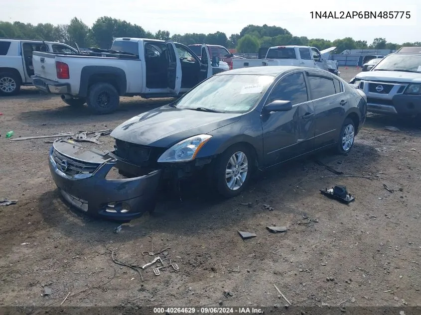 2011 Nissan Altima 2.5 S VIN: 1N4AL2AP6BN485775 Lot: 40264629