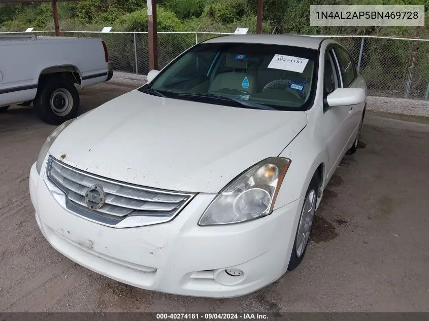 2011 Nissan Altima 2.5 S VIN: 1N4AL2AP5BN469728 Lot: 40274181