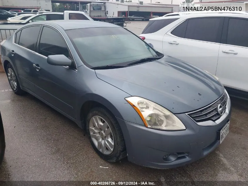 2011 Nissan Altima 2.5 S VIN: 1N4AL2AP5BN476310 Lot: 40862949