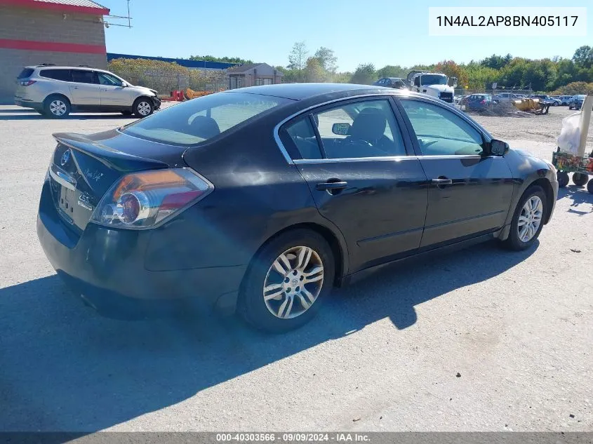 1N4AL2AP8BN405117 2011 Nissan Altima 2.5 S