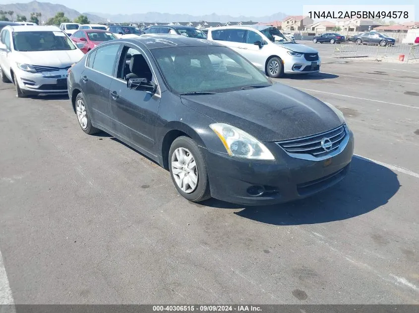 1N4AL2AP5BN494578 2011 Nissan Altima 2.5 S