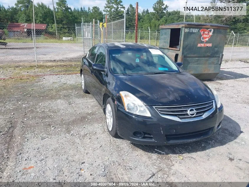 2011 Nissan Altima 2.5 S VIN: 1N4AL2AP5BN511377 Lot: 40307654