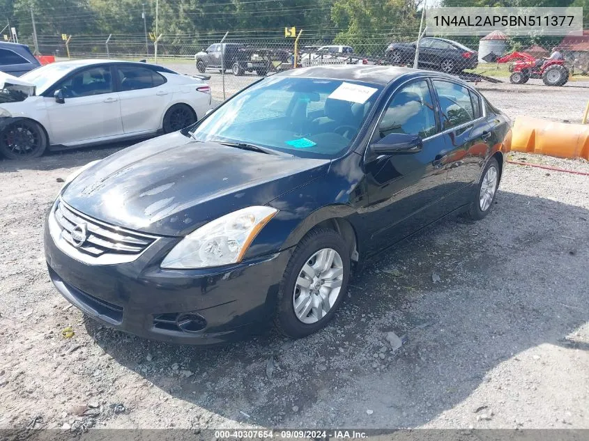 2011 Nissan Altima 2.5 S VIN: 1N4AL2AP5BN511377 Lot: 40307654