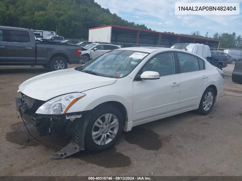 2011 Nissan Altima 2.5 S VIN: 1N4AL2AP0BN482404 Lot: 40315746