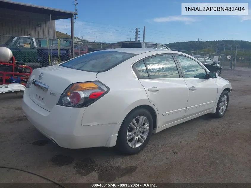 1N4AL2AP0BN482404 2011 Nissan Altima 2.5 S