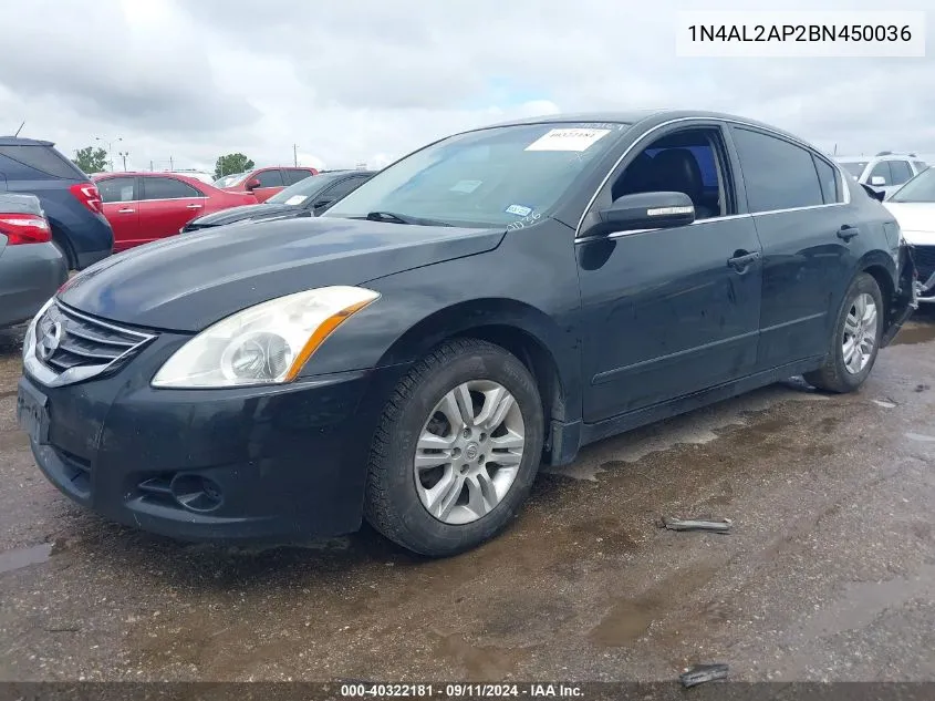 2011 Nissan Altima 2.5 S VIN: 1N4AL2AP2BN450036 Lot: 40322181