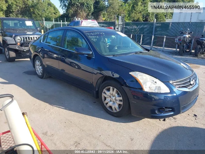 2011 Nissan Altima 2.5 S VIN: 1N4AL2AP4BN465590 Lot: 40325543