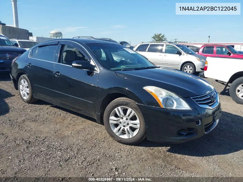 1N4AL2AP2BC122045 2011 Nissan Altima 2.5 S