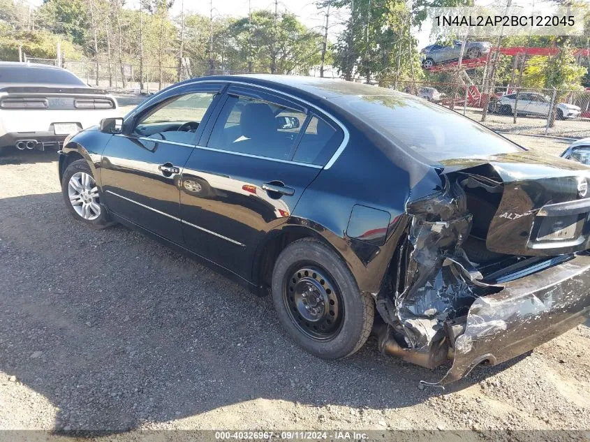 2011 Nissan Altima 2.5 S VIN: 1N4AL2AP2BC122045 Lot: 40326967