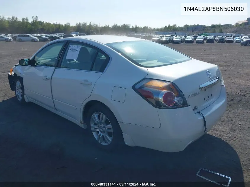 2011 Nissan Altima 2.5 S VIN: 1N4AL2AP8BN506030 Lot: 40331141