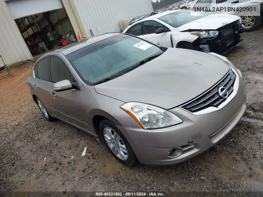 2011 Nissan Altima 2.5 S VIN: 1N4AL2AP1BN420901 Lot: 40331582