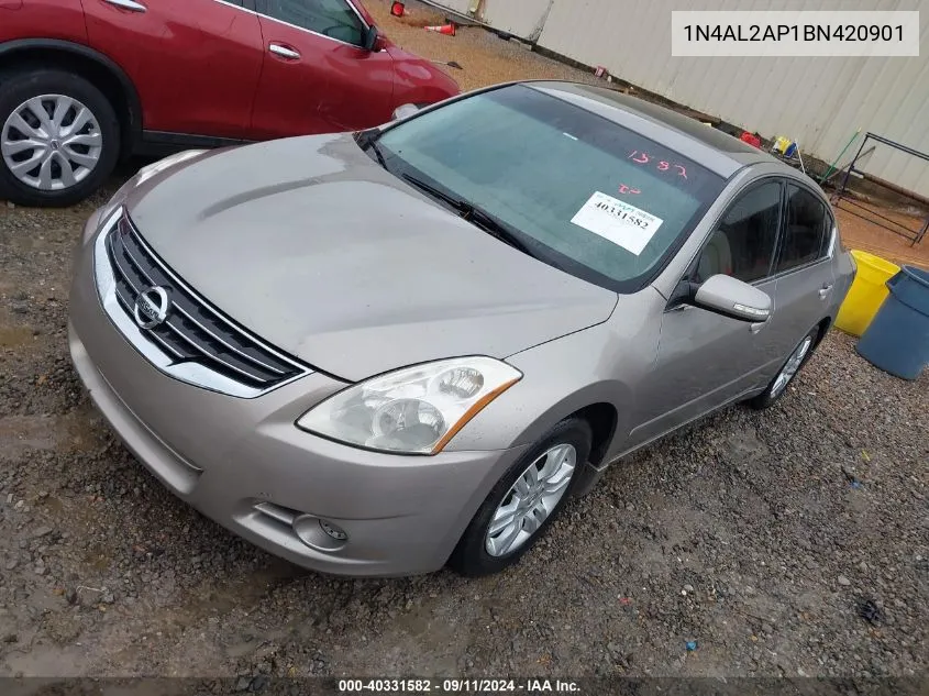 2011 Nissan Altima 2.5 S VIN: 1N4AL2AP1BN420901 Lot: 40331582