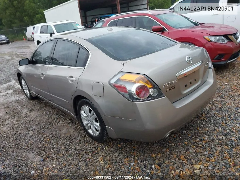 2011 Nissan Altima 2.5 S VIN: 1N4AL2AP1BN420901 Lot: 40331582