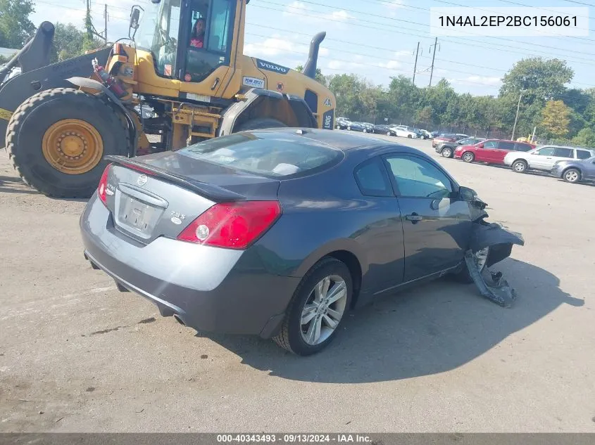 2011 Nissan Altima 2.5 S VIN: 1N4AL2EP2BC156061 Lot: 40343493