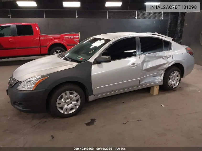 2011 Nissan Altima VIN: 1N4AL2AC7BT181298 Lot: 40343660