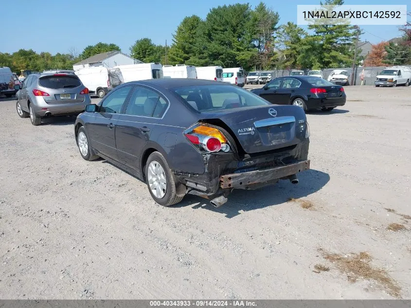 1N4AL2APXBC142592 2011 Nissan Altima 2.5 S