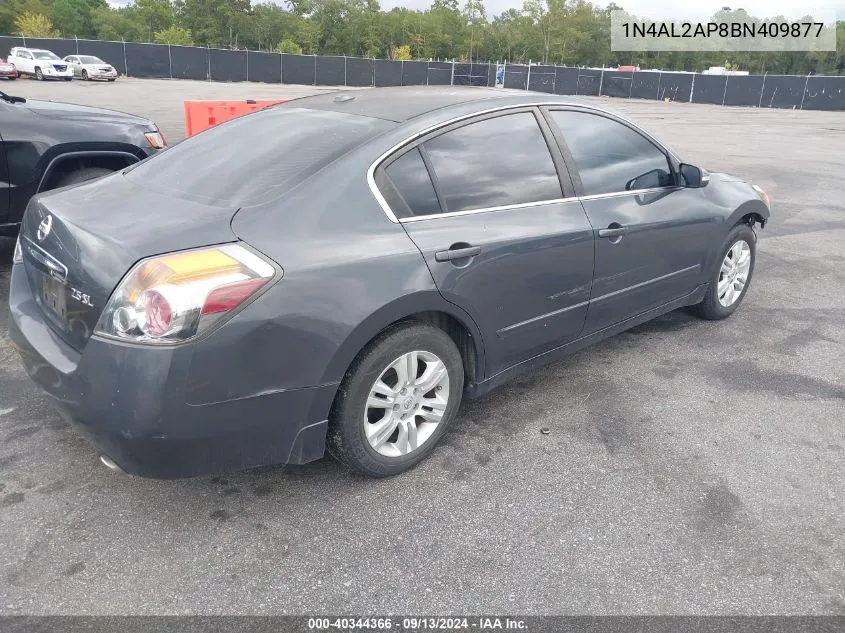 2011 Nissan Altima 2.5 S VIN: 1N4AL2AP8BN409877 Lot: 40344366