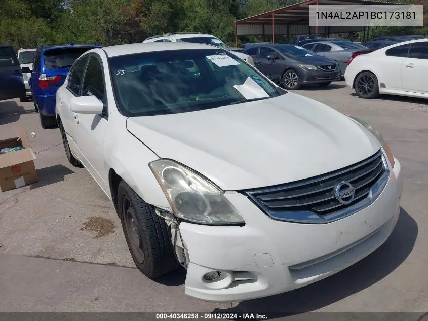 1N4AL2AP1BC173181 2011 Nissan Altima 2.5 S