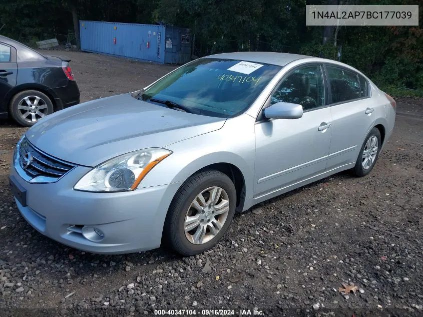 2011 Nissan Altima 2.5 S VIN: 1N4AL2AP7BC177039 Lot: 40347104