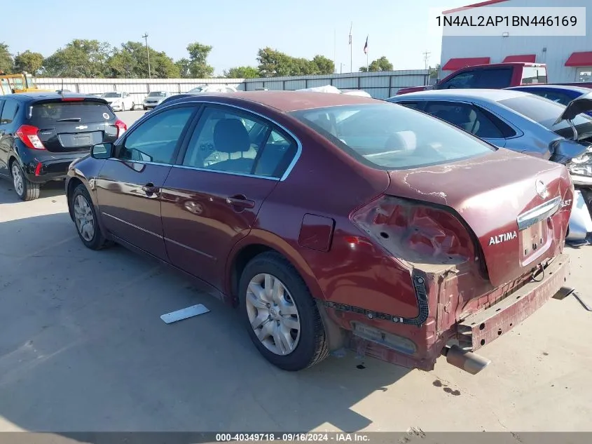 2011 Nissan Altima S VIN: 1N4AL2AP1BN446169 Lot: 40349718