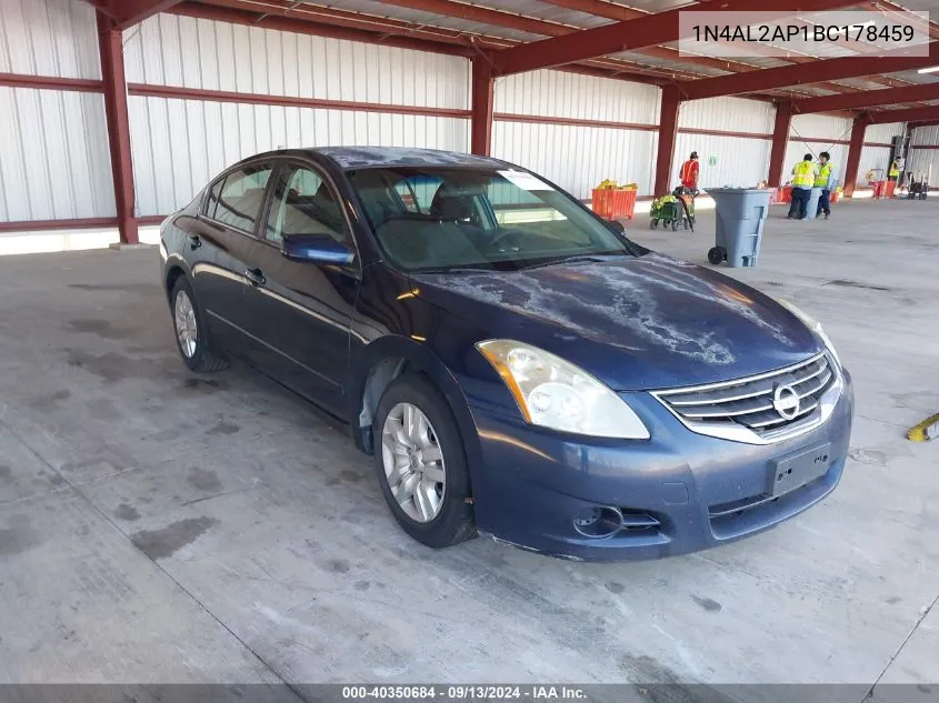 2011 Nissan Altima S VIN: 1N4AL2AP1BC178459 Lot: 40350684