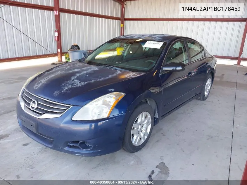 2011 Nissan Altima S VIN: 1N4AL2AP1BC178459 Lot: 40350684