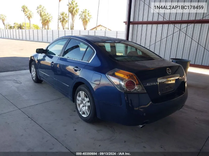 1N4AL2AP1BC178459 2011 Nissan Altima S