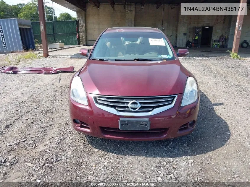 2011 Nissan Altima 2.5 S VIN: 1N4AL2AP4BN438177 Lot: 40356083