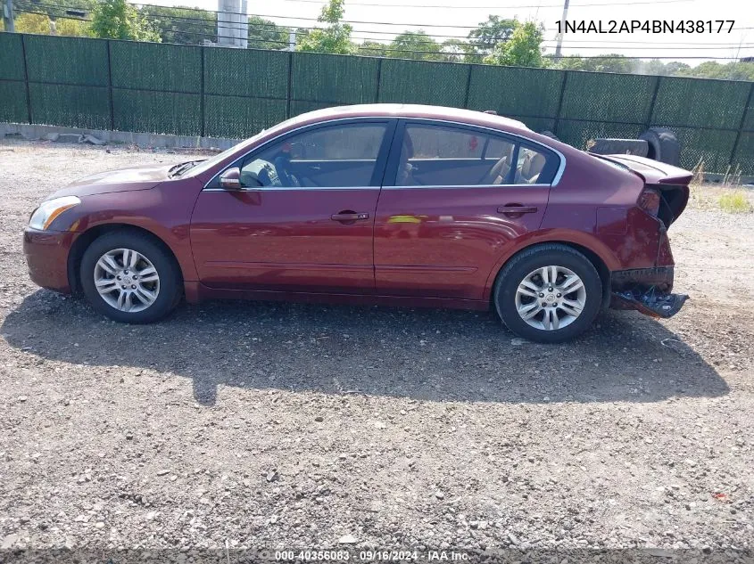 2011 Nissan Altima 2.5 S VIN: 1N4AL2AP4BN438177 Lot: 40356083