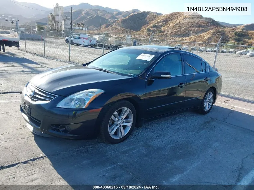 2011 Nissan Altima 3.5 Sr VIN: 1N4BL2AP5BN494908 Lot: 40360215