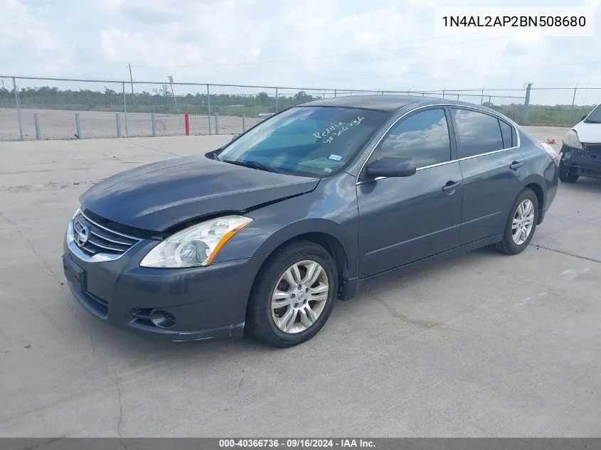 1N4AL2AP2BN508680 2011 Nissan Altima 2.5 S