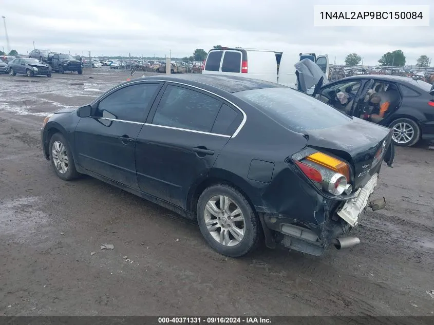 2011 Nissan Altima 2.5 S VIN: 1N4AL2AP9BC150084 Lot: 40371331