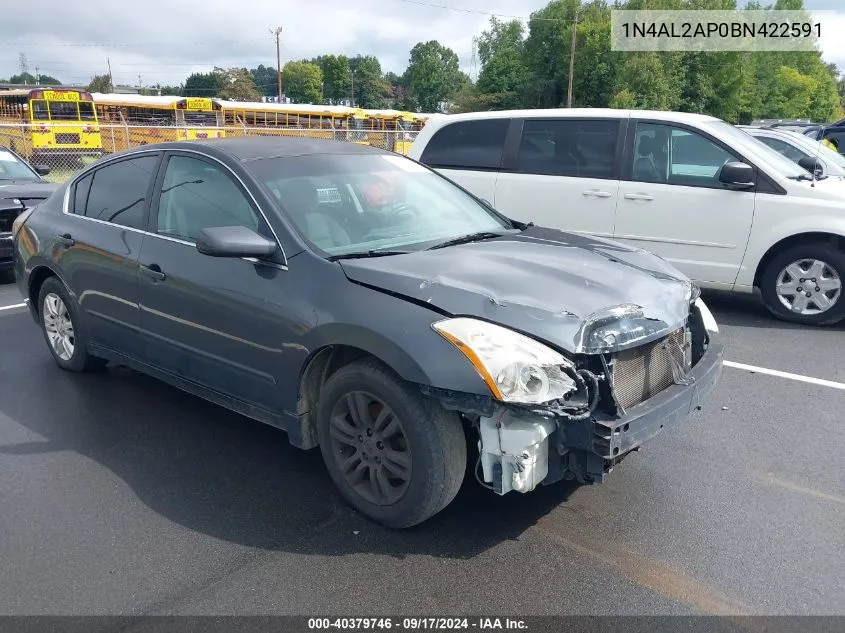 2011 Nissan Altima 2.5 S VIN: 1N4AL2AP0BN422591 Lot: 40379746