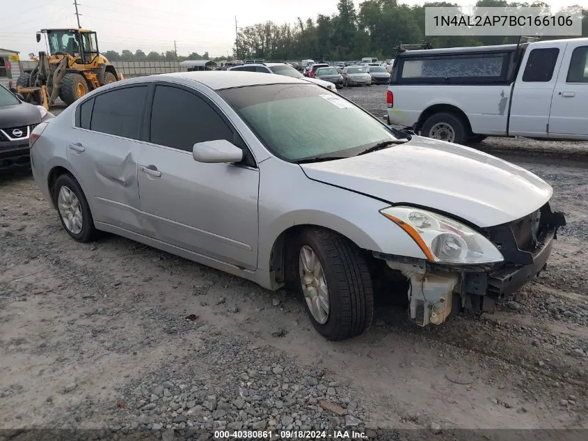 2011 Nissan Altima S VIN: 1N4AL2AP7BC166106 Lot: 40380861